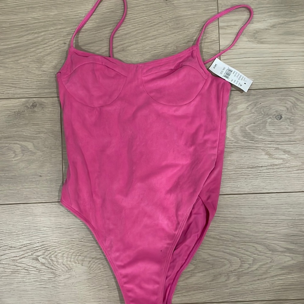 NWT. Pink One Piece Bathing Suit